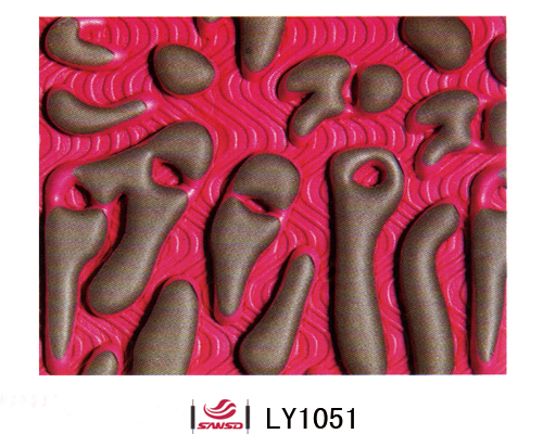 Double color cold decorative pattern