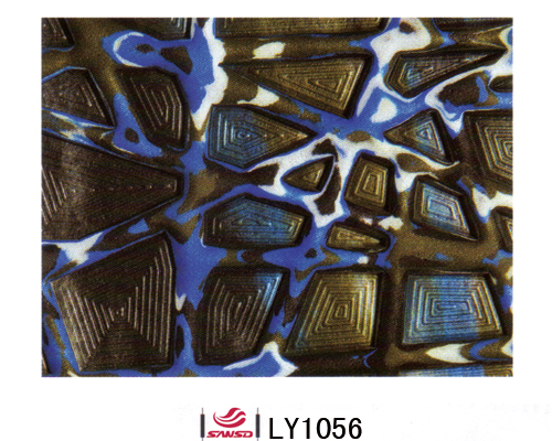 Double color cold decorative pattern