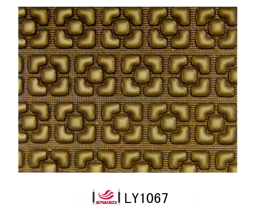 Double color cold decorative pattern